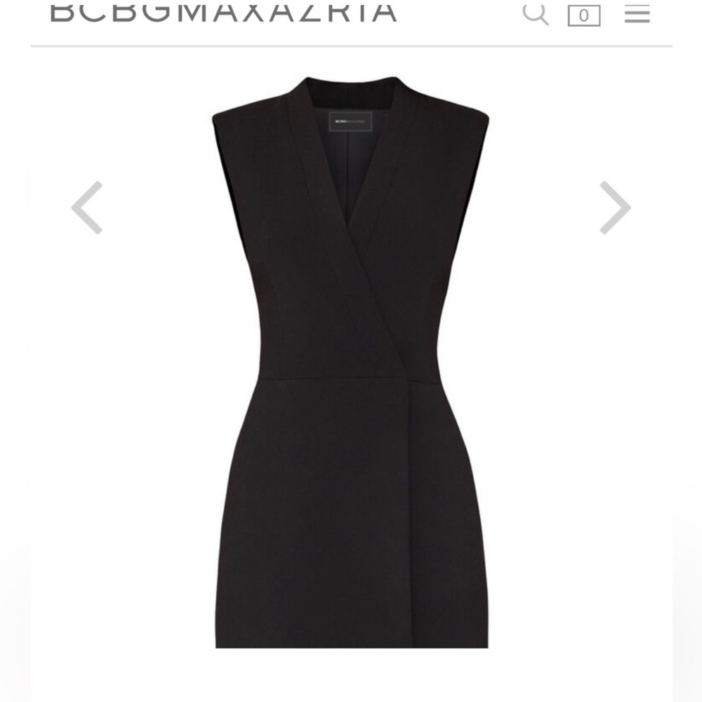 Bcbg max azira v neck sleeveless dress - Picture 2 of 7